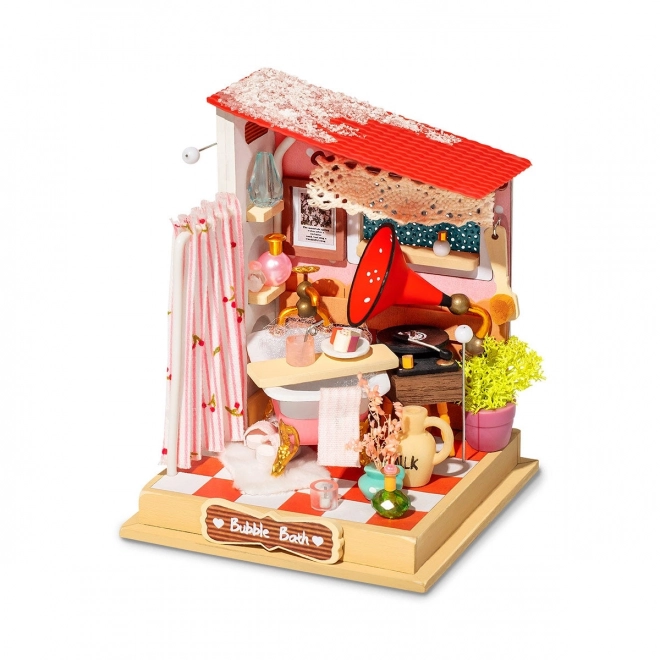 Miniatuurhuisje Badkamer Foam Bubbels van RoboTime
