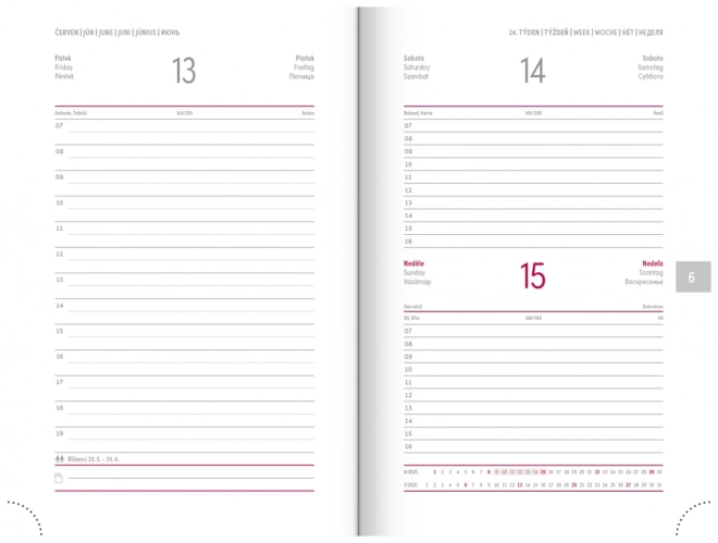 Notique dagelijkse agenda Cambio zwart 2025