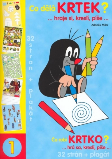 Kleurboek A4 Wat doet Mol? met A3-poster
