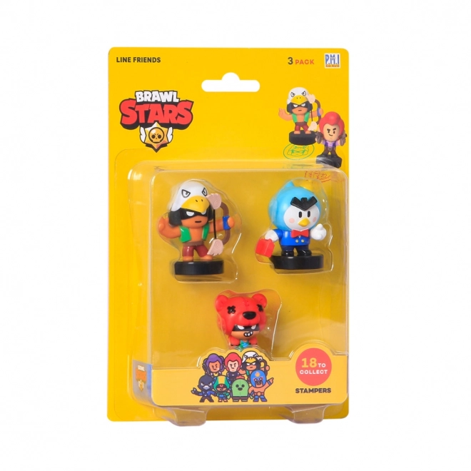 brawl stars 3 pack figurines met stempels