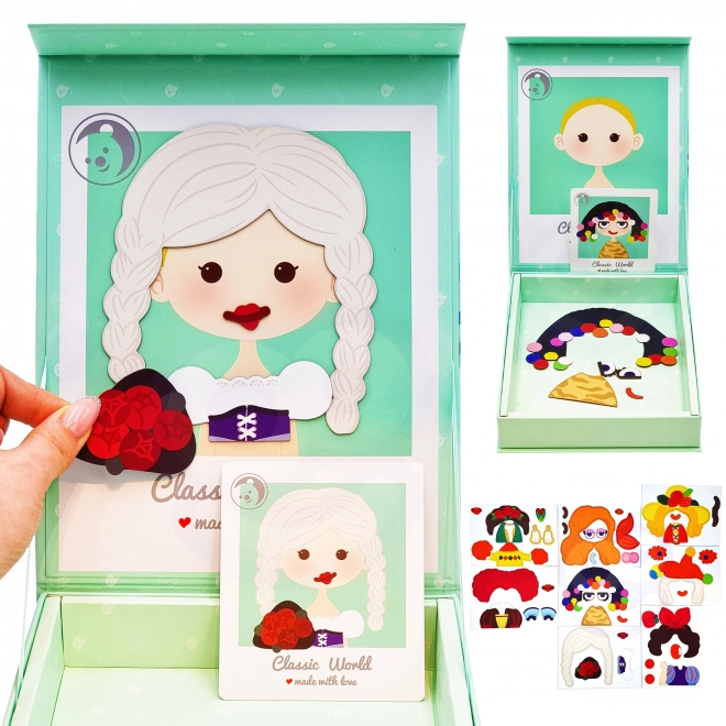 Magnetische puzzel Prinses