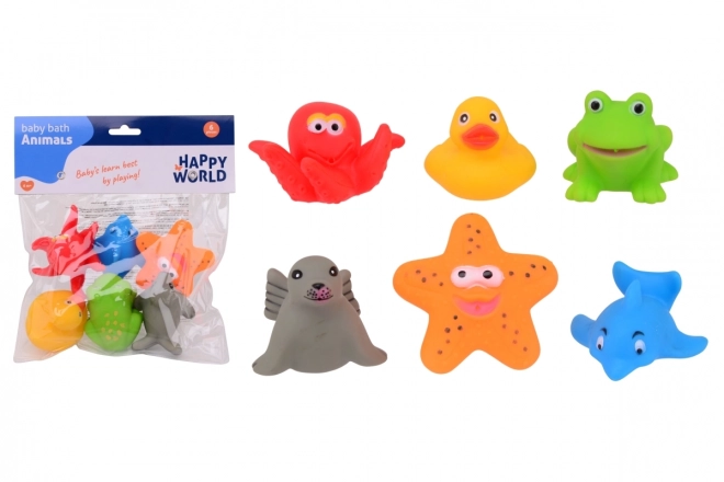 Dieren voor in het water – 6 stuks