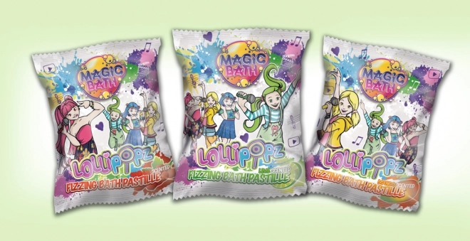 Bruistabletten voor water Lollipopz