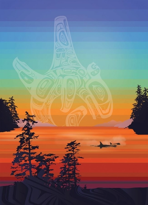 COBBLE HILL Puzzel Kleuren van de Salish Kust 1000 stuks