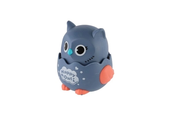 Sovy Happy Owl plastic 7x8 cm rijdend
