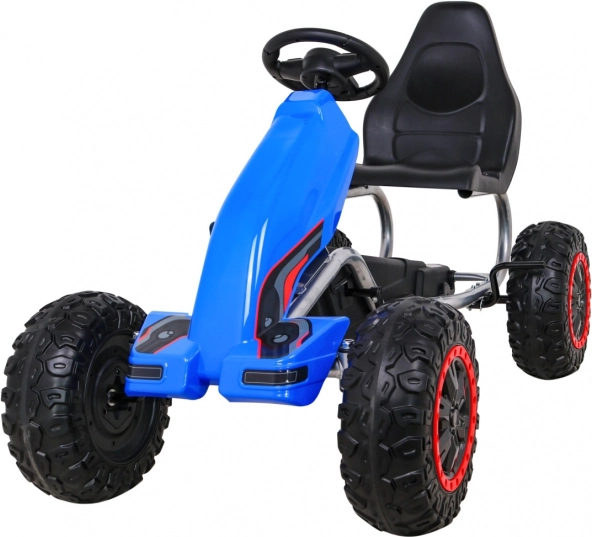 Grote kindertrapkart Strong blauw