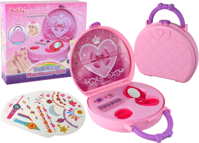 Beauty-koffertje voor kinderen – ringetjes, tatoeages en accessoires