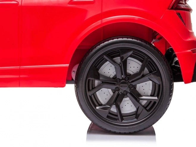 Elektrische auto Audi RS Q8 wit – Rood
