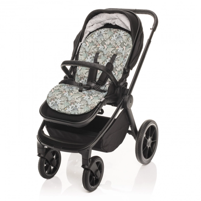 Kinderwagenmat van traagschuim Comfort, Madagaskar Groen