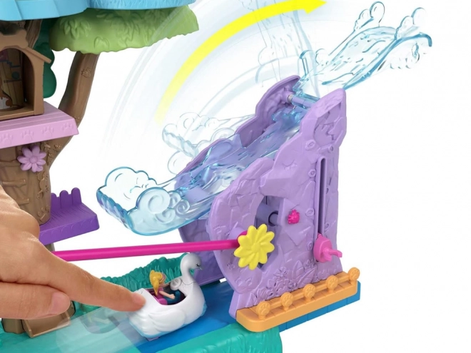 Polly Pocket Set figuren Dierenavontuur Boomhut