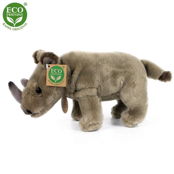 Pluchen neushoorn staand 23 cm Eco-Friendly