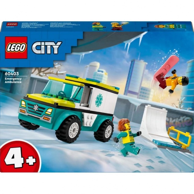 LEGO1 City 60403 Ambulance en Snowboarder