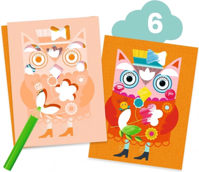 DJECO Kunstzinnige set Kat en vrienden