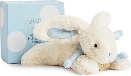 Doudou cadeauset - pluchen konijntje blauw