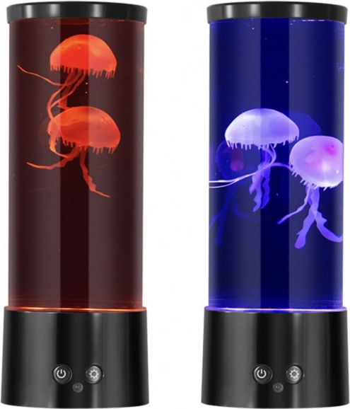 Decoratieve LED lampje met kwallen op batterijen en USB-kabel