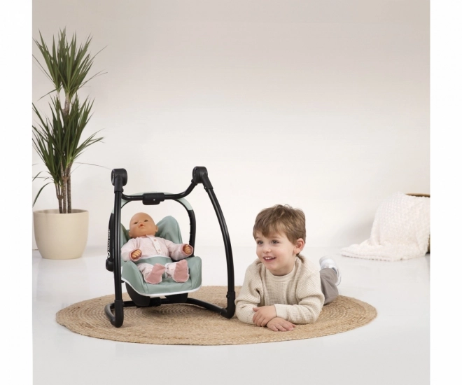 3-in-1 Autostoeltje en Stoeltje Maxi Cosi groengrijs voor poppen