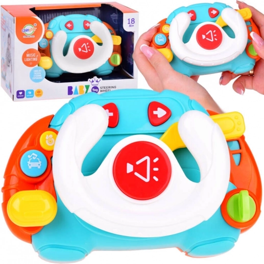 Interactief kinder-stuur met licht en geluid