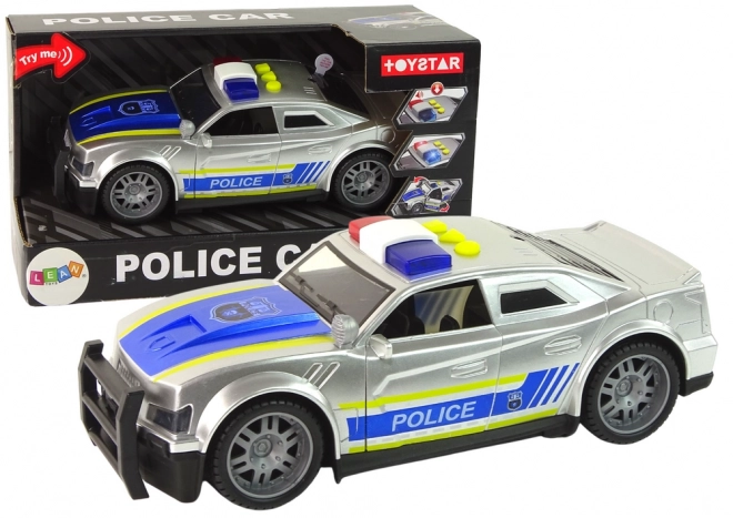 Politieauto 1:14 Lichten Geluid Zilver