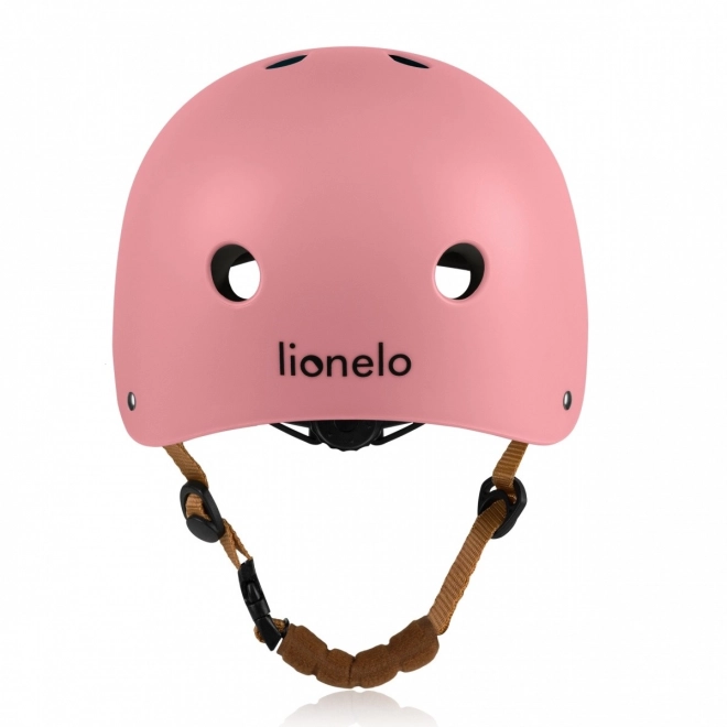 Kinderhelm Lionelo Roze Bloem