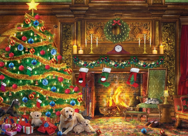 Puzzel Labradoren bij het boompje 1000 stukjes EUROGRAPHICS