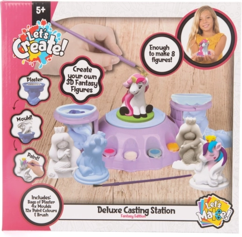 Set voor het maken van gipsfiguren Eenhoorn DeLuxe