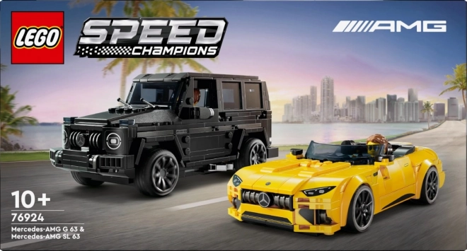 LEGO Speed Champions 76924 Mercedes-AMG G 63 en Mercedes-AMG SL 63