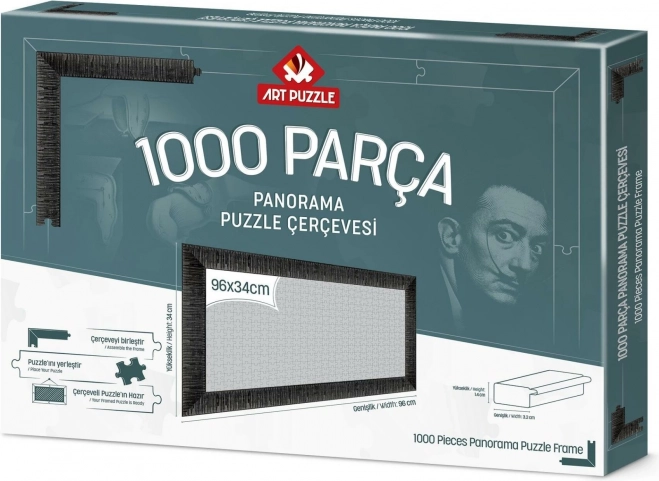 Puzzel Frame 96x34 cm zwart