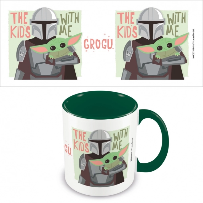 Keramische mok Mandalorian De Kinderen Zijn Bij Mij 315 ml