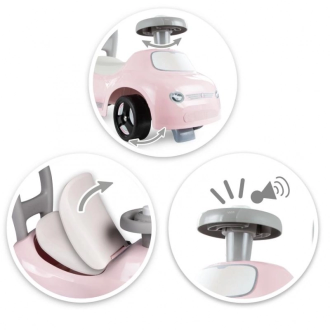 Smoby Loopauto Roze