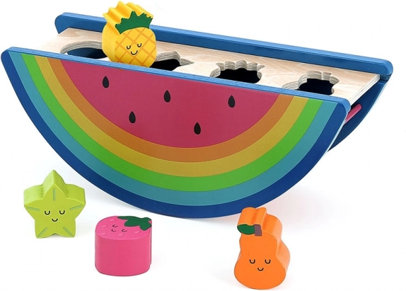 Houten inlegpuzzel Meloen van Andy Westface