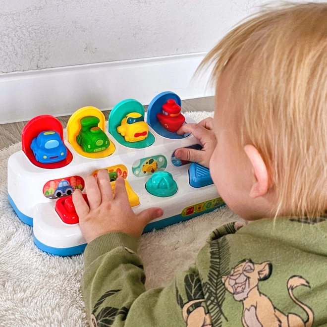 Woopie educatief kinderspeelgoed met uitspringende voertuigen Pop-Up