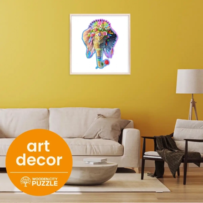 WOODEN CITY Houten puzzel Elegante olifant 250 stukken EKO