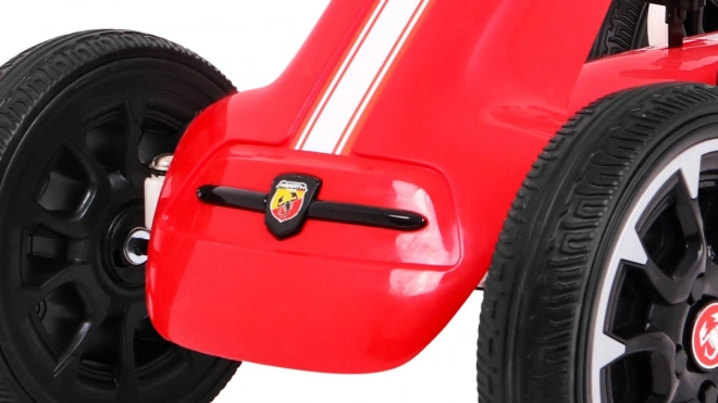 Gokart gelicenseerd ABARTH rood