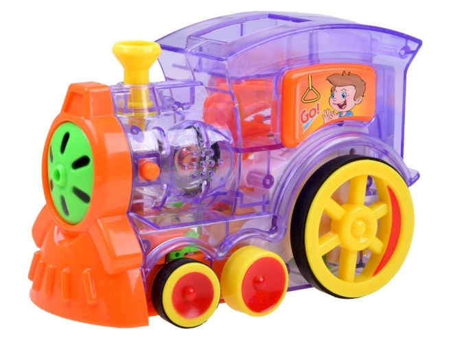 Domino locomotief bouwpakket
