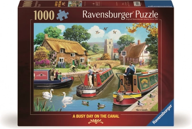 Ravensburger puzzel Rustige vaart 1000 stukjes