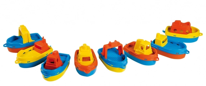 Plastic bootje voor in het water