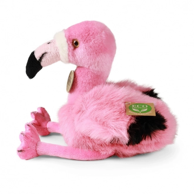 Pluche flamingo 20 cm ECO-VRIENDELIJK