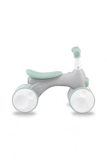 Loopfietsje MoMi TOBIS met bubbels grijs