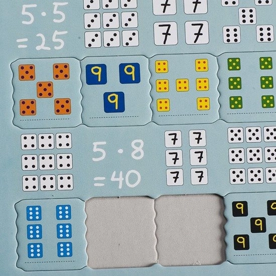 Larsen Wetenschappelijke puzzel Vermenigvuldigen met blokken