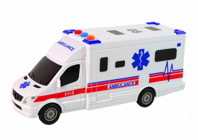 Batterij Ambulance Licht Geluid Wit aandrijving
