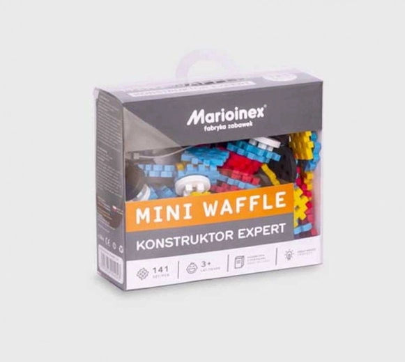 Bouwset Mini Waffle Constructor Expert – 141 stukjes