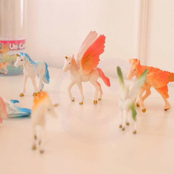 Set van eenhoornfiguren