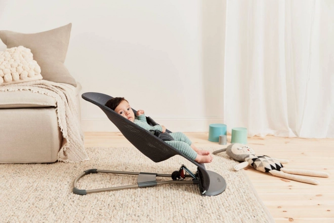 BABYBJORN - Wipstoeltje BLISS MESH - Parelroze –  Antraciet