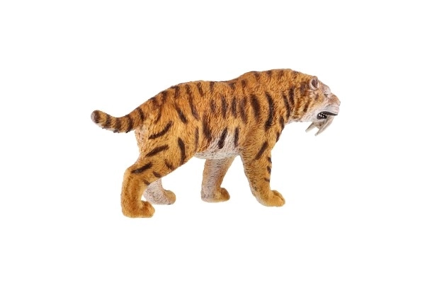 Sabeltandtijger zooted plastic 13cm in zak