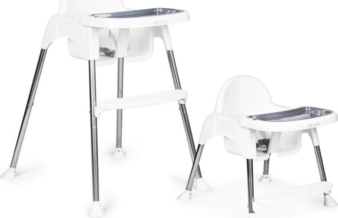 ECOTOYS Kinderstoel 2-in-1 wit