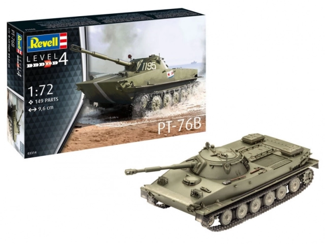 Revell plastic model PT-76B