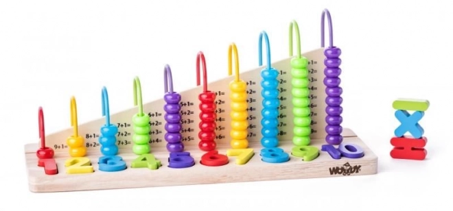 Houten dubbelzijdige telraam