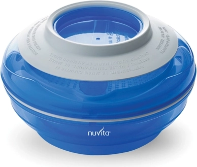Multifunctionele 4-in-1 set voor het bereiden van babyvoeding, blauw