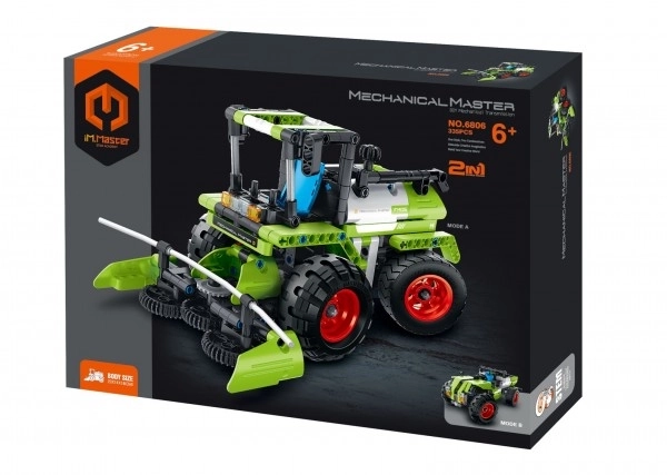 Bouwpakket IamMaster combine/terreinwagen 2in1 kunststof 335 delen in doos 31x23x6,5cm