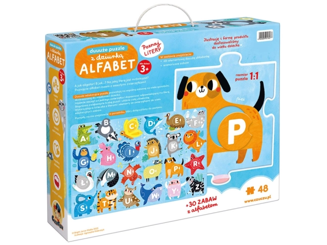 CzuCzu grote puzzel met gat Alfabet